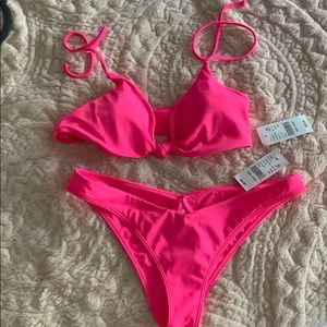 LA Hearts Hot Pink Bathing Suit💕